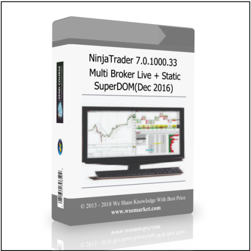 NinjaTrader 7.0.1000.33 Multi Broker Live + Static SuperDOM(Dec 2016)