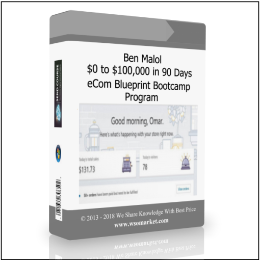 Ben Malol – $0 to $100,000 in 90 Days – eCom Blueprint Bootcamp Program