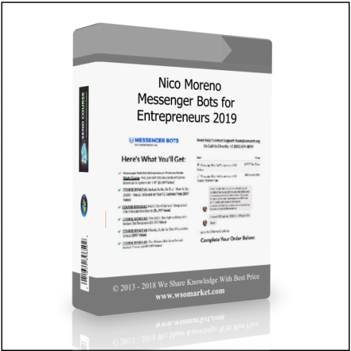 Nico Moreno – Messenger Bots for Entrepreneurs 2019