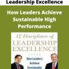 12 Disciplines Of Leadership Excellence