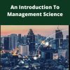 An Introduction To Management Science – Quantitative Approach