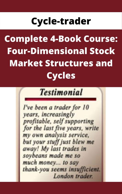 Cycle-trader – Complete 4-Book Course: Four-Dimensional Stock Market Structures and Cycles