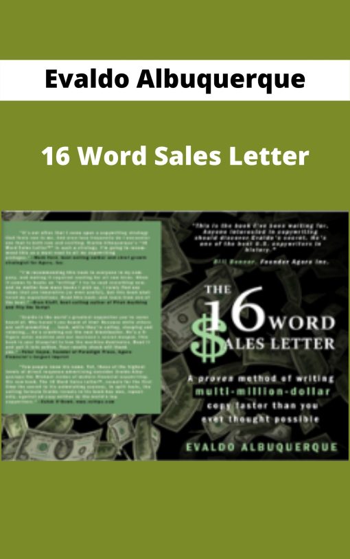 Evaldo Albuquerque – 16 Word Sales Letter