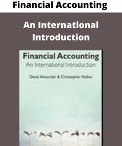 Financial Accounting – An International Introduction