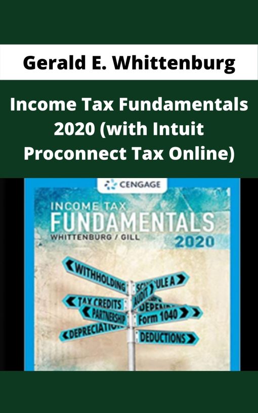 Gerald E. Whittenburg – Income Tax Fundamentals 2020 (with Intuit Proconnect Tax Online)