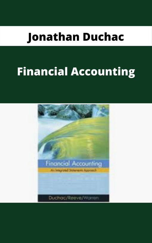 Jonathan Duchac – Financial Accounting