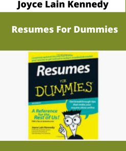 Joyce Lain Kennedy – Resumes For Dummies