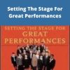 Leading Teams – Setting The Stage For Great Performances