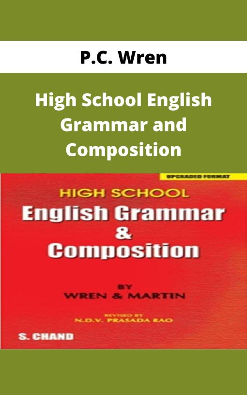 P.C. Wren – High School English Grammar and Composition