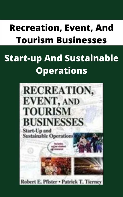 Recreation, Event, And Tourism Businesses – Start-up And Sustainable Operations