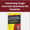 Rob Yeung – Answering Tough Interview Questions For Dummies