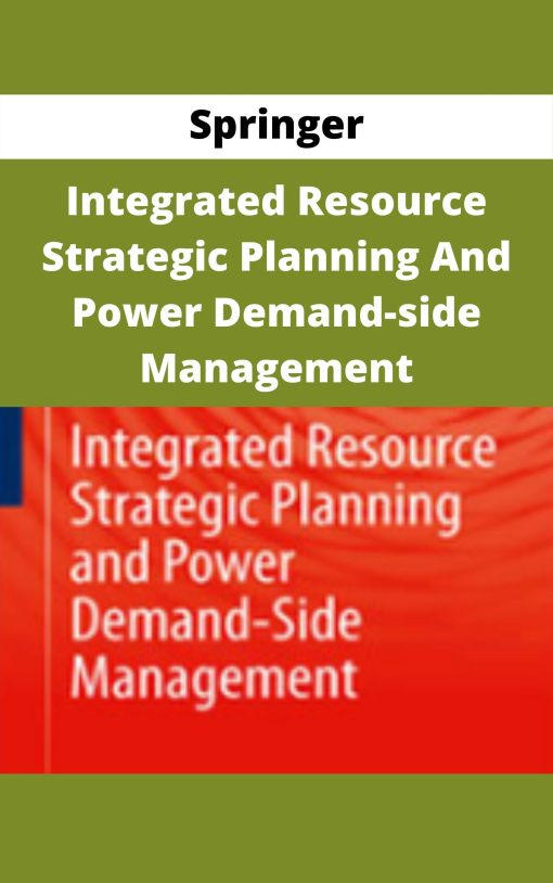 Springer – Integrated Resource Strategic Planning And Power Demand-side Management