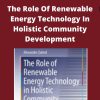 Springer – The Role Of Renewable Energy Technology In Holistic Community Development