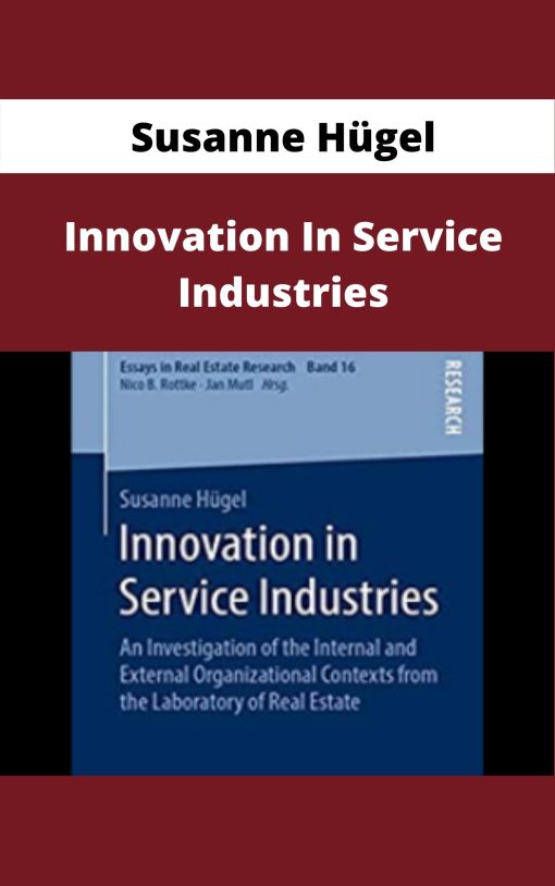 Susanne H?gel – Innovation In Service Industries