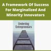 Underdog Entrepreneurs – A Framework Of Success For Marginalized And Minority Innovators