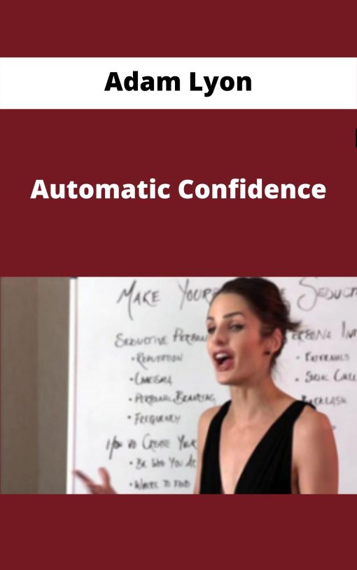 Adam Lyon – Automatic Confidence