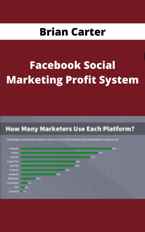 Brian Carter – Facebook Social Marketing Profit System