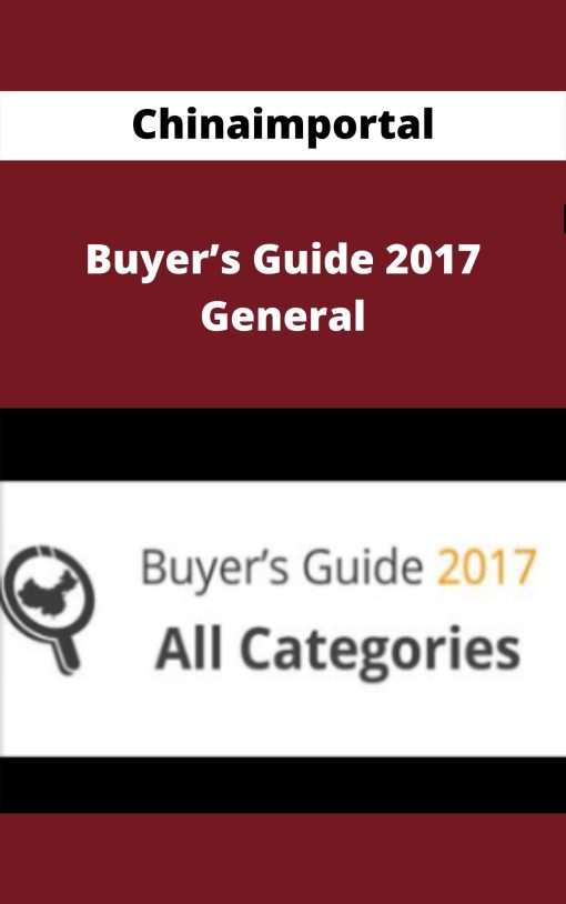 Chinaimportal – Buyer?s Guide 2017 General