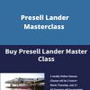 Greg Davis – Presell Lander Masterclass