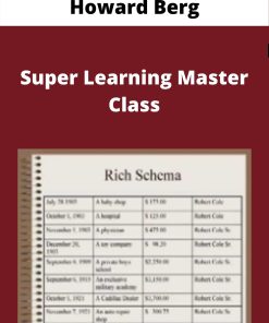 Howard Berg – Super Learning Master Class