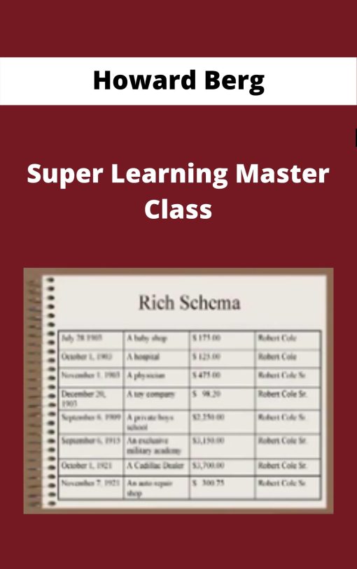 Howard Berg – Super Learning Master Class