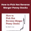 John Lux – How to Pick Hot Reverse Merger Penny Stocks