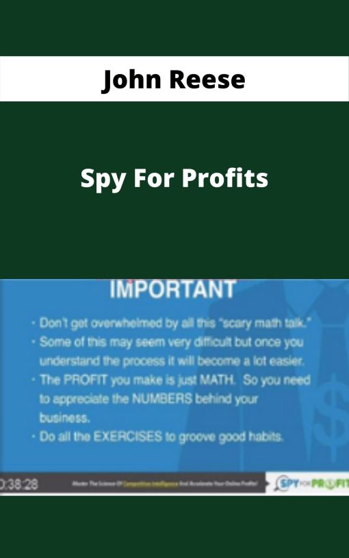 John Reese – Spy For Profits