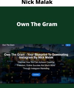 Nick Malak – Own The Gram