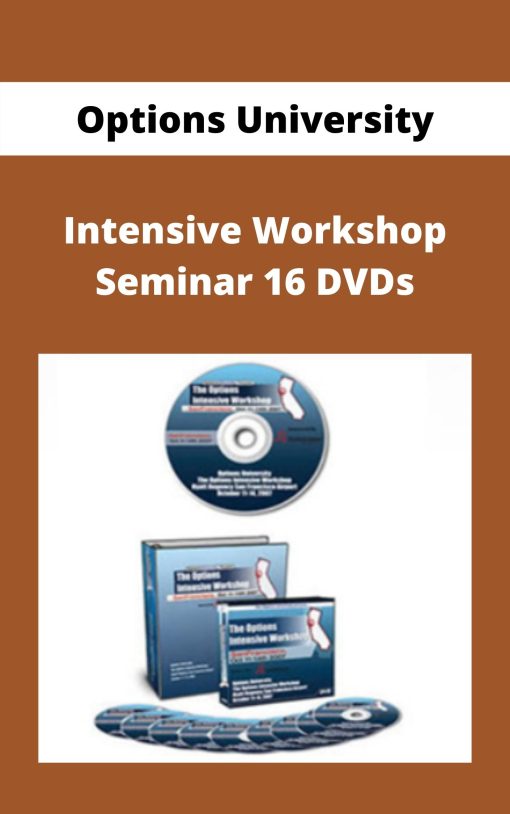 Options University – Intensive Workshop Seminar 16 DVDs