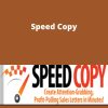 Robert Plank – Speed Copy –