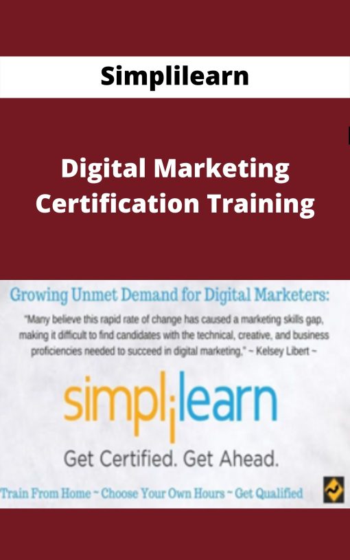 Simplilearn – Digital Marketing Certification Training