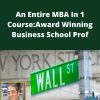 Udemy – An Entire MBA In 1 Course:Award Winning Business School Prof