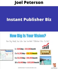 Joel Peterson – Instant Publisher Biz –