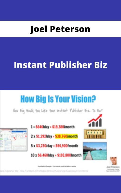 Joel Peterson – Instant Publisher Biz –