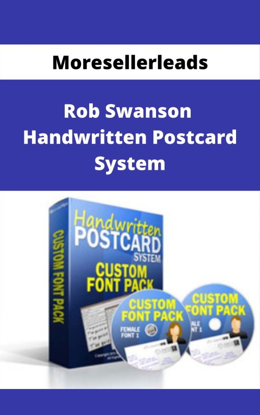 Moresellerleads – Rob Swanson – Handwritten Postcard System