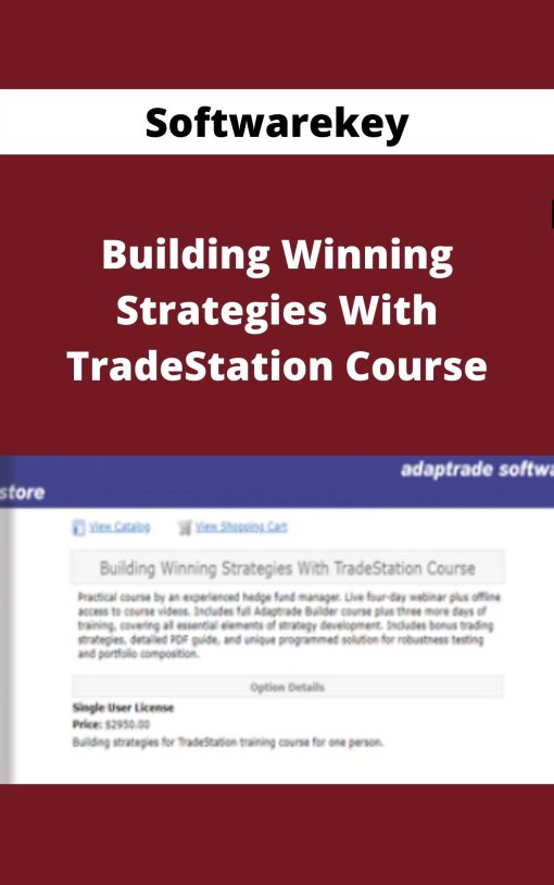 Softwarekey – Building Winning Strategies With TradeStation Course