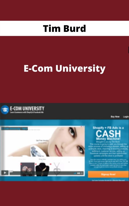 Tim Burd – E-Com University