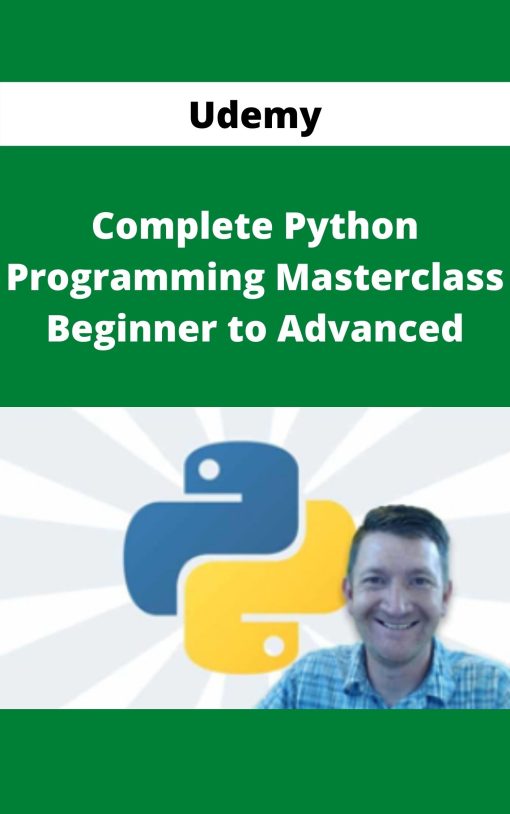 Udemy – Complete Python Programming Masterclass Beginner to Advanced