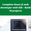 Udemy – Complete React JS web developer with ES6 – Build 10 projects