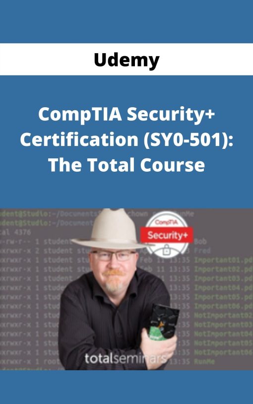 Udemy – CompTIA Security+ Certification (SY0-501): The Total Course