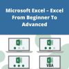 Udemy – Microsoft Excel – Excel From Beginner To Advanced