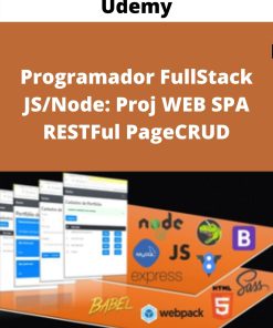 Udemy – Programador FullStack JS/Node: Proj WEB SPA RESTFul PageCRUD