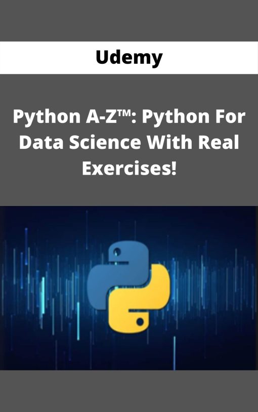 Udemy – Python A-Z™: Python For Data Science With Real Exercises! –