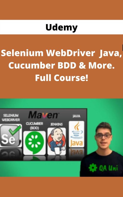 Udemy – Selenium WebDriver – Java, Cucumber BDD & More. Full Course! –