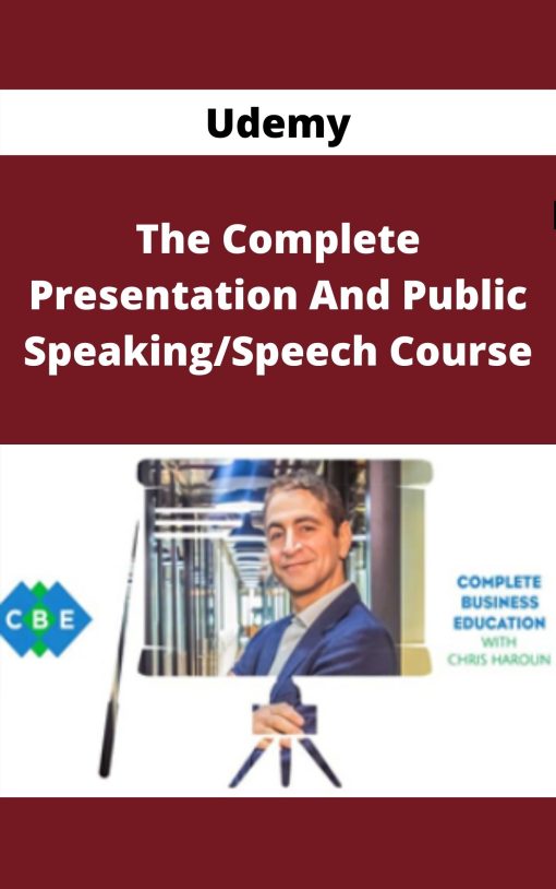 Udemy – The Complete Presentation And Public Speaking/Speech Course