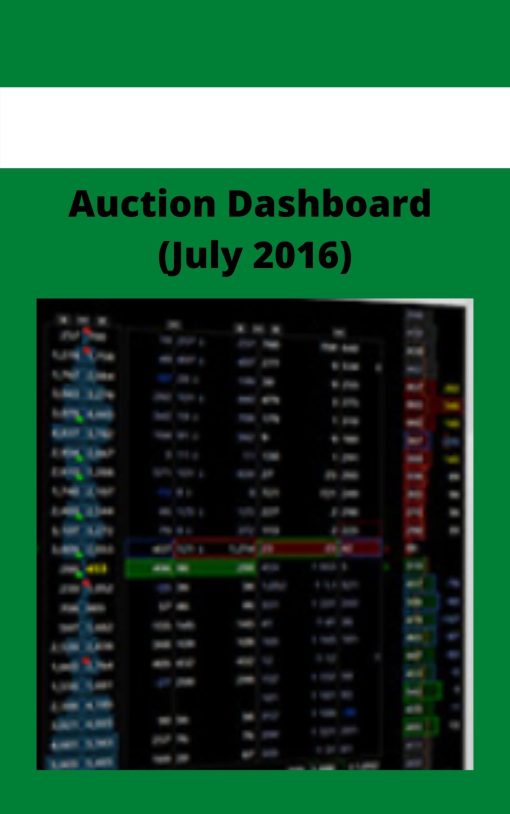 Auction Dashboard (July 2016)