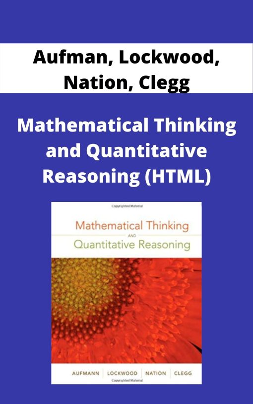 Aufman, Lockwood, Nation, Clegg – Mathematical Thinking and Quantitative Reasoning (HTML)