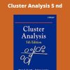 Brain Everitt, etc – Cluster Analysis 5 nd