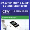 CFA Level 1 (2007) & Level 1 & 2 (2008) Secret Sauce –