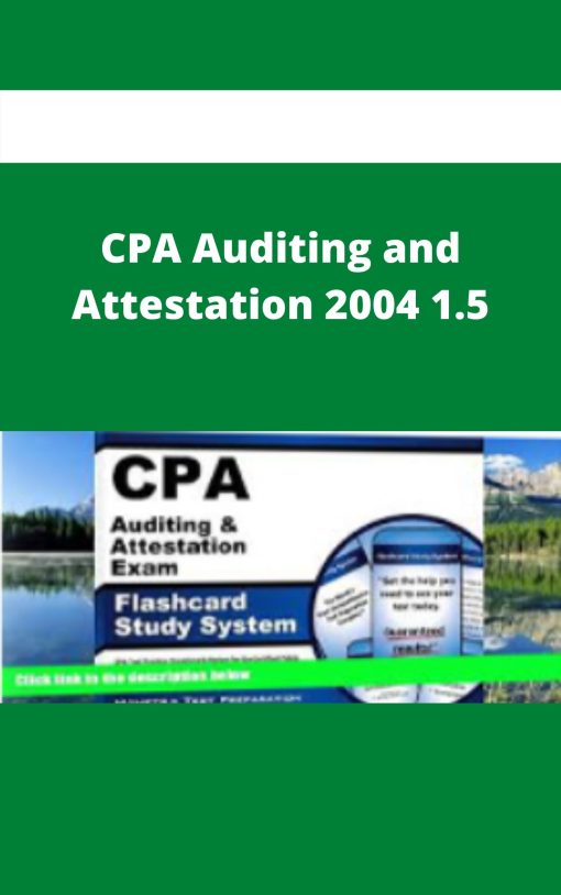 CPA Auditing and Attestation 2004 1.5
